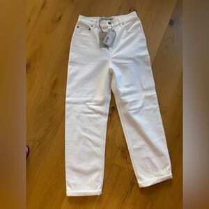 New Golden goose!!! women’s boyfriend jeans in optical white bull denim